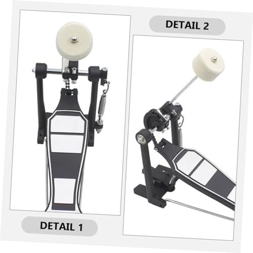 2pcs Cabezal Doble de Martillo para Pedales de Batería miniatura 3