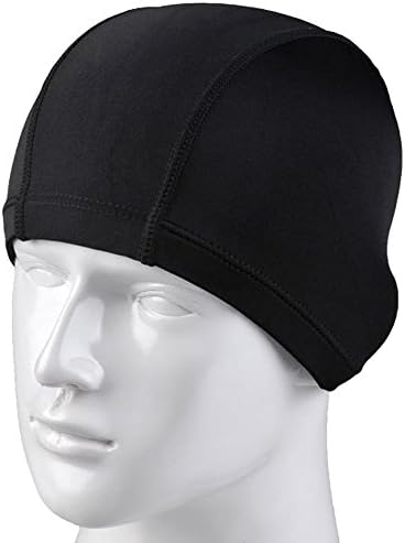 HugeStore Women Ladies Lycra Cloth Fabric Swimming Hat Swim Hat Cap Bathing Cap Deep Blue