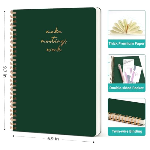 Carnet de réunion et planification au bureau pour des comptes-rendus clairs - 6