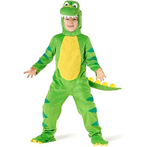Morph Costumes Green Kids Dinosaur Costume Kids Girls And Boys Toddler Halloween Fancy Dress T-Rex Costume Childs Dinosaur Costume Cover