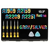 SEVEN PUPPY Screen Replacement for MacBook Pro A1989 A2159 A2289 A2251 2018 2019 2020 Year 13.3' Retina LCD Display Assembly EMC 3214 3358 3301 3456 3348 2560x1600 (Space Grey)