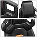 DNA MOTORING Pair of Universal Reclinable Racing Seats with Sliders, 20.5