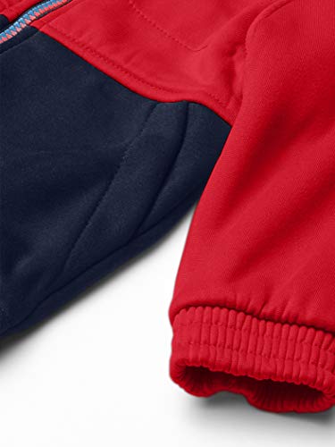 Ixtreme Boys' Colorblock Fleece Jacket, Red, 4 #TOP2