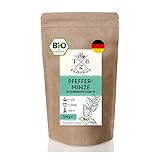 Pfefferminztee aus losen geschnittenen Pfefferminzblättern, 100g für ca. 35 Tassen