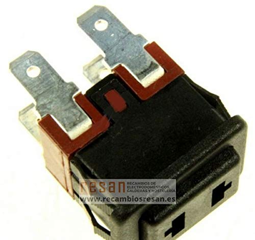 INTERRUPTEUR NOIR 4 COSSES 16A 250V POUR PETIT ELECTROMENAGER DELONGHI - 5132100800