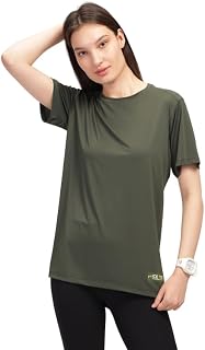 BLUE TYGA Ice Tee� Comfortable T-Shirt for Women | Cool Rush Technology | Running & Casual Wear Price In India