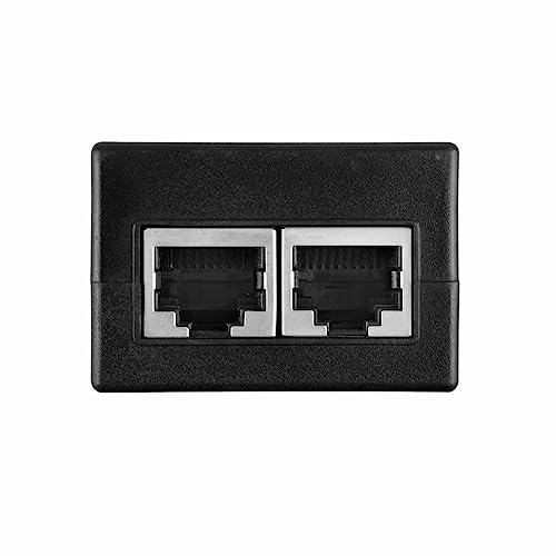 Inyector POE Ethernet Adaptador de enchufe de pared 48V 0.5A compatible con cámara IP y teléfono IP miniatura 3