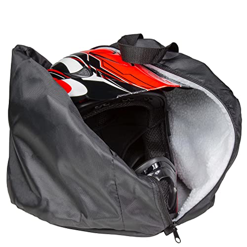 Raider Bcs-8B Deluxe Black Nylon Durable Motorcycle Mx Helmet Bag Medium #TOP5