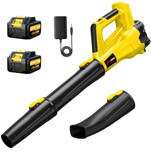 Electric Leaf Blower Cordless with Battery and Charger for Lawn Care Small