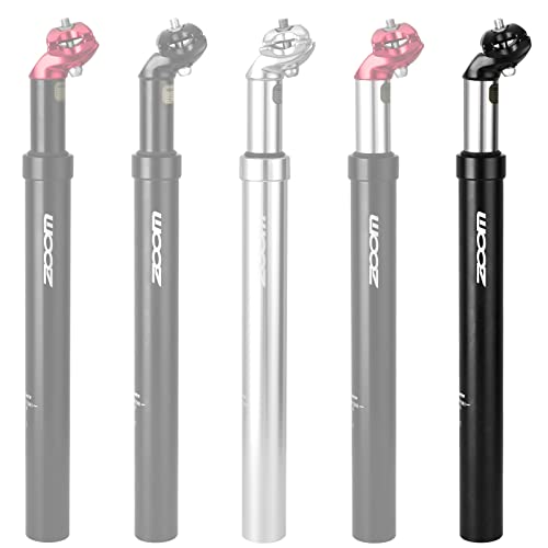 Bolany Bike Seat Posts Bike Suspension Seatpost 27.2 31.6 Alumium Adjustable Seatpost For Mtb Road Bike Mountain Bike Fixed Bike Seatpost (Black, 27.2Mm) #TOP7