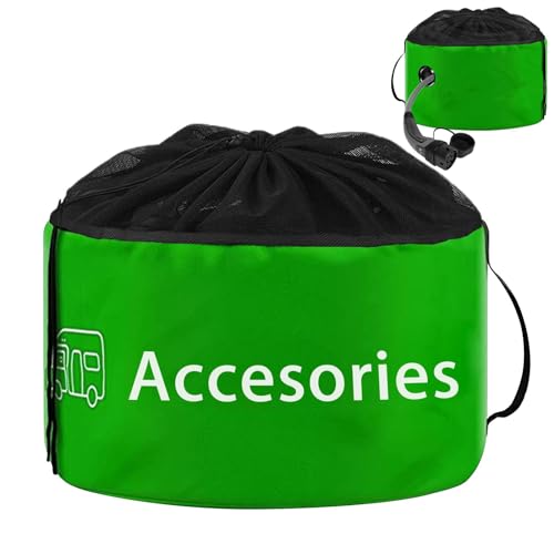 Bolsas de almacenamiento de manguera para autocaravanas | Accesorios de camping impermeables Bolsas para remolques de viaje | Organizador de cables | Almacenamiento y organización | Mangueras de aguas