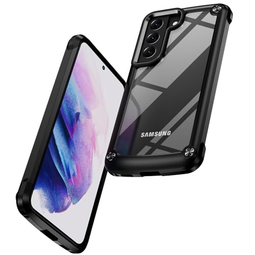 Coque antichoc Samsung S24 et S23 protection rigide transparente noire active