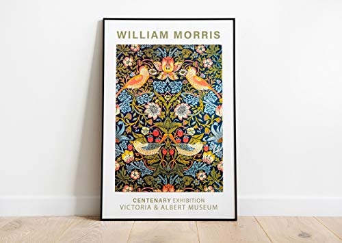 VinMea William Morris Exhibition Print William Morris Poster Modern Art Wall Decor Art Print Art Decor (Umframed), 24 x 33 Inches