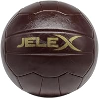 JELEX Balón de fútbol vintage de Oldschool - Tamaño 5, diseño