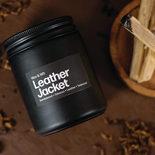 Candles For Men, Gifts For Men, Leather Candle, Tobacco Candle, Mens Candle, Scented Candles For Men, Man Candles, Manly Indulgence Candles, Mens Candles For Home, Masculine Candle, Black Candles 9Oz #TOP2