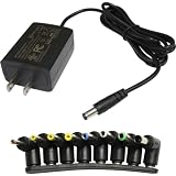 Kaito Denshi(海渡電子) ACアダプター [PSE適合品] 12V 1.5A 18W センタープラス プラグ 外径5.5mm 内径2.1mm 汎用 スイッチング式 電源 DC 直流 給電 充電 RoHS 変換 8種セット