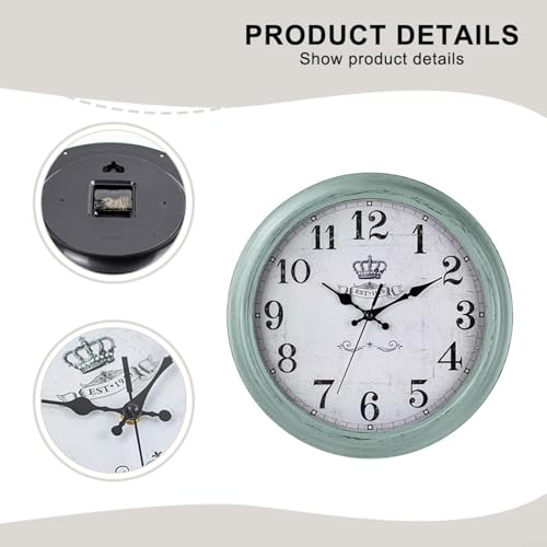 Horloge murale à quartz silencieuse et précise de 33 cm - 3
