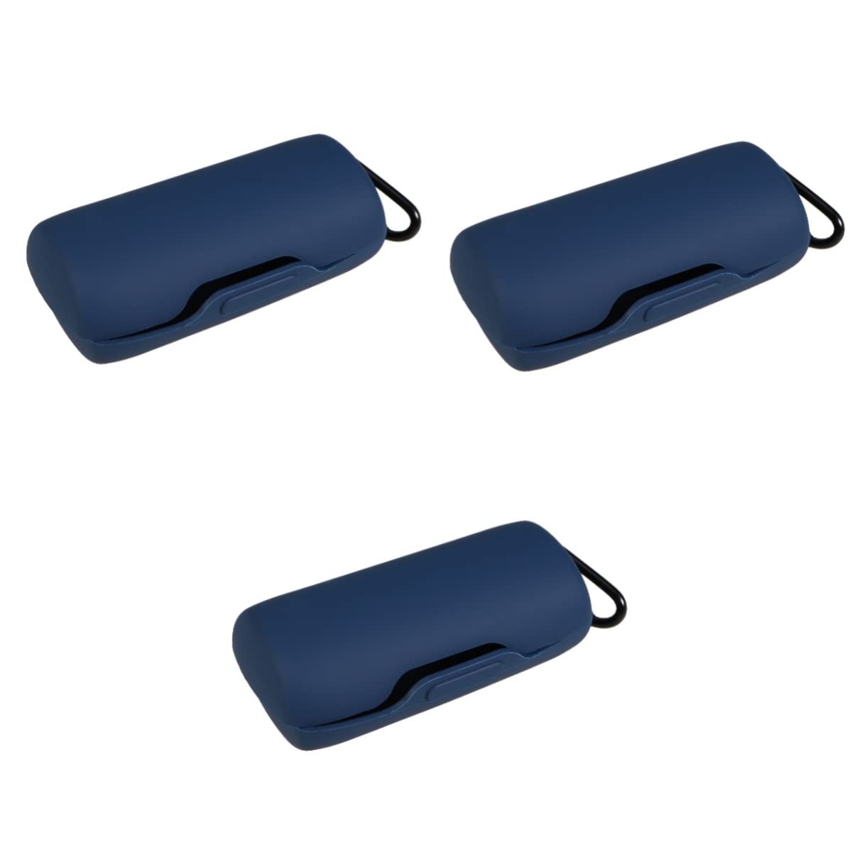 Angoily 3pezzi Custodia Protettiva Silicone Per Cuffie Wireless Antiurto e Resistente Ai Graffi Compatibile Con Soundsport Colore Blu Scuro Pratica e Leggera Per Sportivi e Viaggiatori