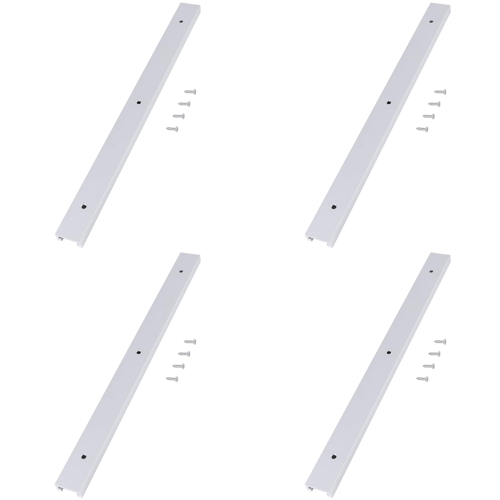 Rail en T aluminium de 400mm pour ajuster vos gabarits sans aucun jeu