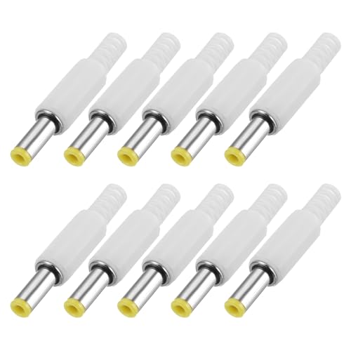 MECCANIXITY 10 piezas adaptador macho DC, conector coaxial miniatura 1