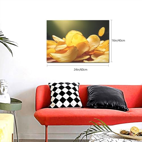 Impression sur toile de pommes de terre pour décorer un salon