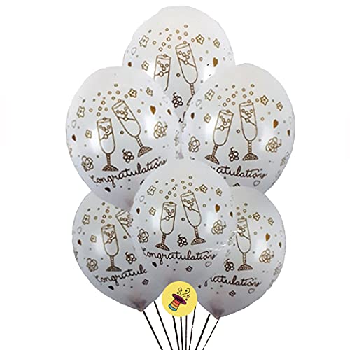 Image of Atpata Funky Happy Graduation Foil Balloons for Graduation Convocation Commencement Ceremony (Graduates Combo)