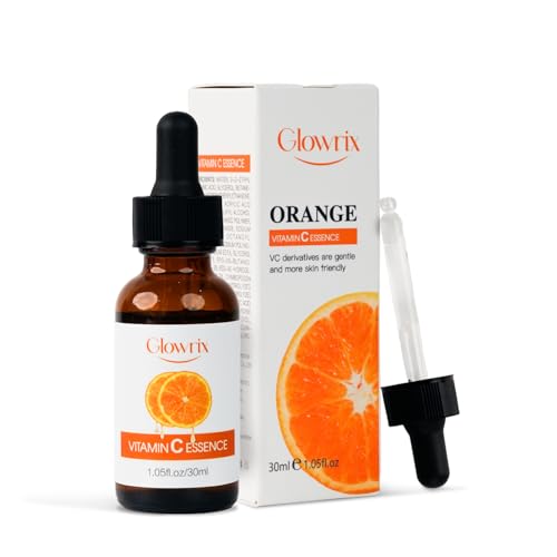 Glowrix Vitamin C Serum for Face – Anti Aging Face Serum with Vitamin C, Hyaluronic Acid, Vitamin E – Brightening Serum for Dark Spots, Even Skin Tone, Eye Area, Fine Lines & Wrinkles, 30ml