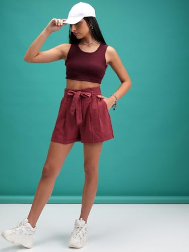 Image of Tokyo Talkies Women's Regular Fit Regular Shorts | Women Casual Shorts