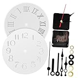 Housoutil 2sätze Uhrform Harz Mit Uhrmechanismus-kit Uhrzeigern Und DIY-uhrenbausatz Zum Selbermachen Für Uhrenreparatur Und Bastelprojekte