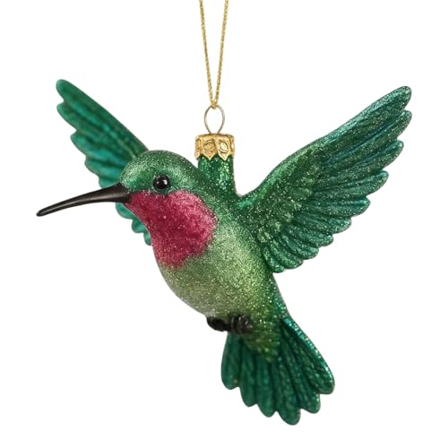 Kolibri Weihnachtsschmuck,2D Realistisch Handgefertigte Dekoration -...