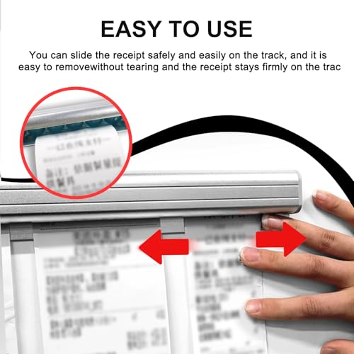 30cm Bonleiste,Klemmleiste,Bonleiste Gastronomie,Klemmschiene,Selbstklebend Aluminium Bestellhalter,Für Hold Orders, Küche Tickets, Bar, Büro, Bestellhalter Klemmleiste Für Gastronomie Und Cafés