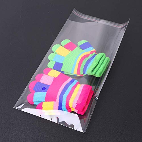 200Ct Clear Plastic Bags Clear Resealable Cellophane Bags 3.5"X5"-1.4 Mils Thick Self Sealing Opp Cello Bags For Bakery Cookies Bags Candle, Jewelry, Soap, Prints, Photos, Cards, Decorative Wrappers #TOP6