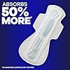 Always Maxi Overnight Extra Heavy Flow with Wings, Unscented Pads 27 Count (Jumbo)