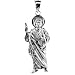 925 Sterling Silver Saint Jude Charm Pendant