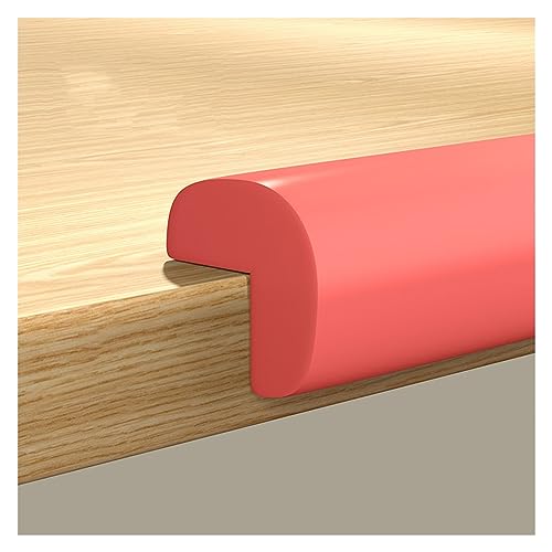 Image of XPLKQXE Sharp Edge Safety Corner Edge Foam Padding, Edge Guards Bumpers Adhesive, Edge Corner Protector Guards for Table Edges & Sharp Corners(Red,4pcs)
