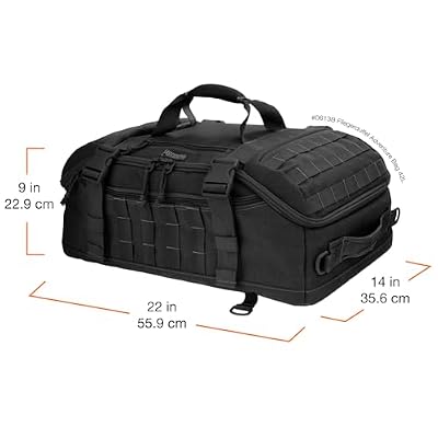 Maxpedition Fliegerduffel Adventure Bag, Black