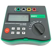 DY4300A 4-Terminal Multimeter Tester Electrical Instrument Earth Ground Resistance and Soil Resistivity Tester