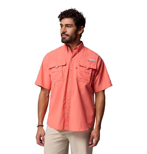Chemise à Manches Courtes Homme Columbia PFG Bahama II Melonade XX-S Outdoor