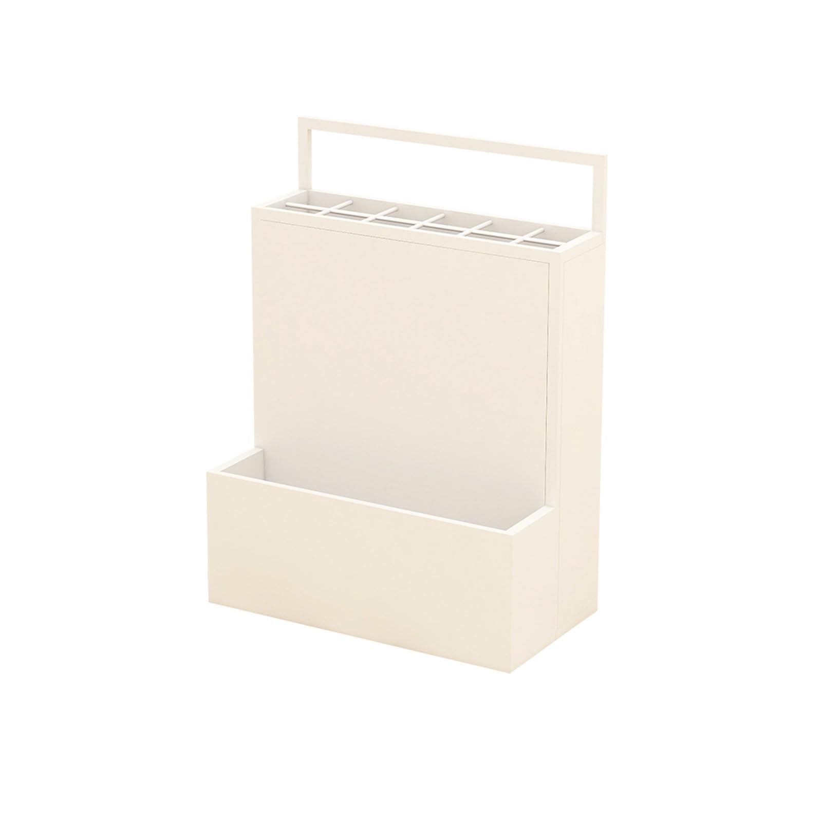 GHHVFEC Umbrella Stand with Drip Tray, 2-Tier Metal Rack for Entrances, Holds 16-28 Umbrellas