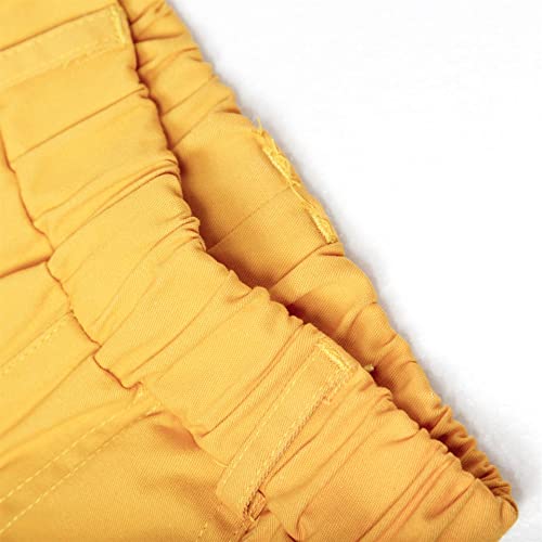 Mud Kingdom Twill Cargo Shorts For Little Boys Elastic Waist Yellow Size 6 #TOP2