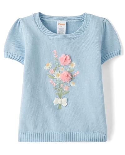 Image of Gymboree Girls' and Toddler Short Sleeve Pullover Sweater
