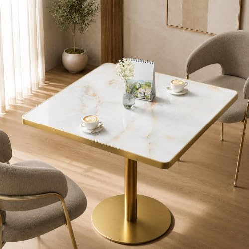 Cosylith Square Dining Table,31.5" Tulip Table for 2-4 Person, Heavy Duty