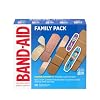 BAND-AID Brand Adhesive Bandage Family Variety Pack in Assorted Sizes Featuring Water Block Flex, Flexible Fabric, Skin-Flex, Tough Strips & Pixar Character Bandages, 110 ct