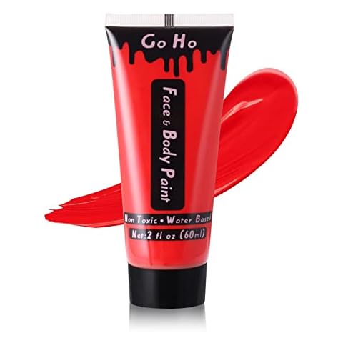 Mysense Red Cream Face Body Paint Makeup Cover