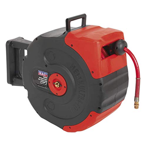 Sealey Auto-Rewind Control Air Hose Reel, 20m, Ø10mm ID - SA93