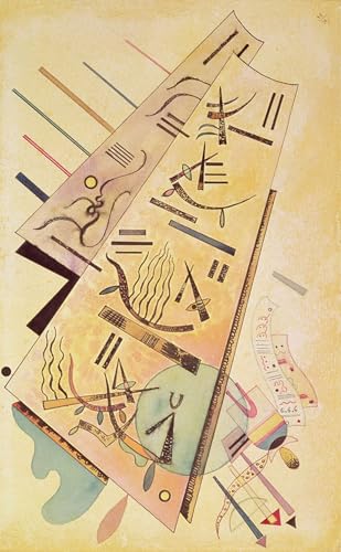 Affiche Kandinsky Communiqué pour habiller un mur vide de chambre blanche
