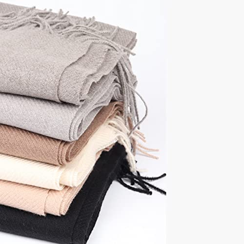 Wrap Shawl Blanket, Womens Scarf Winter Rayon Solid Color Tassel Shawl Blanket Scarf Scarves Gifts for Wedding Birthday3