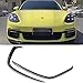 2 szt. prawdziwe włókno węglowe rozgałęźniki przedniego zderzaka boczny wiatr nóż fartuchy do Porsche Panamera 971 2017 2018 2019 2020 2021