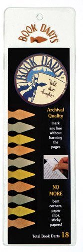 Book DartsLine Marker Bookmarks (18 Book Darts)