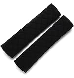 VOARGE 2 Stück Gurtpolster auto Sicherheitsgurt Schulterpolster, Premium Gurtpolster im Zweierpack, weiche Samtoberfläche Schutz, Waschbar Sicherheitsgurt